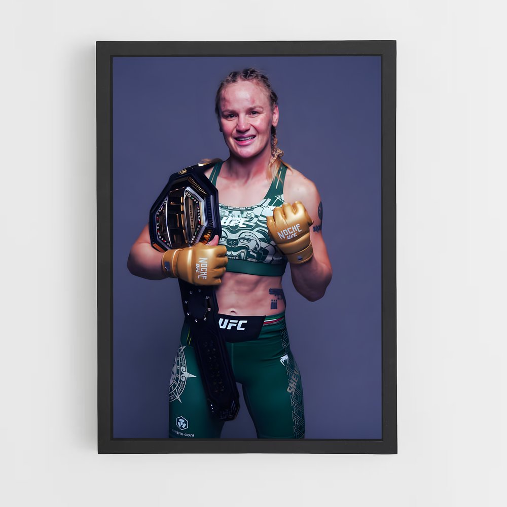 Poster Championne de la Lumière – affiche MMA (vue 2)